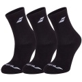 Babolat Sports Socks Crew Classic Black - 3 Pairs